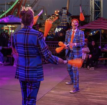 Santa Cruz Beach Boardwalk: Evenings on the Colonnade